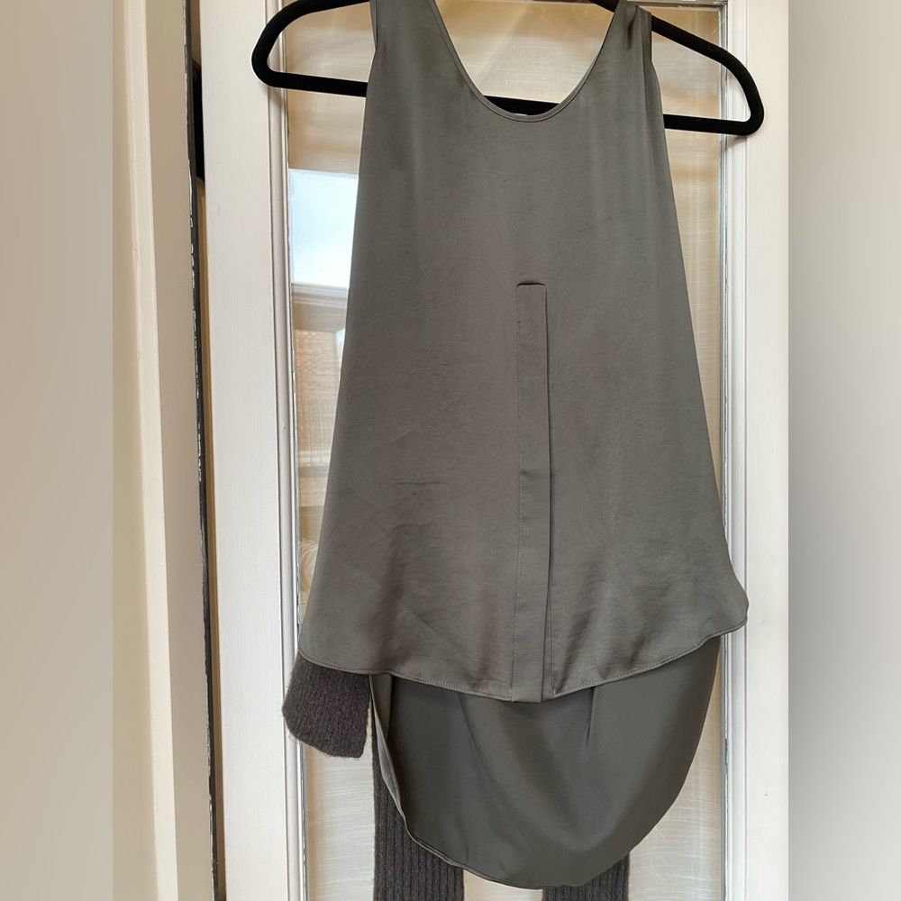 NWT All Saints Dark Green Tierny Shirt Jumper - Picture 12 of 13